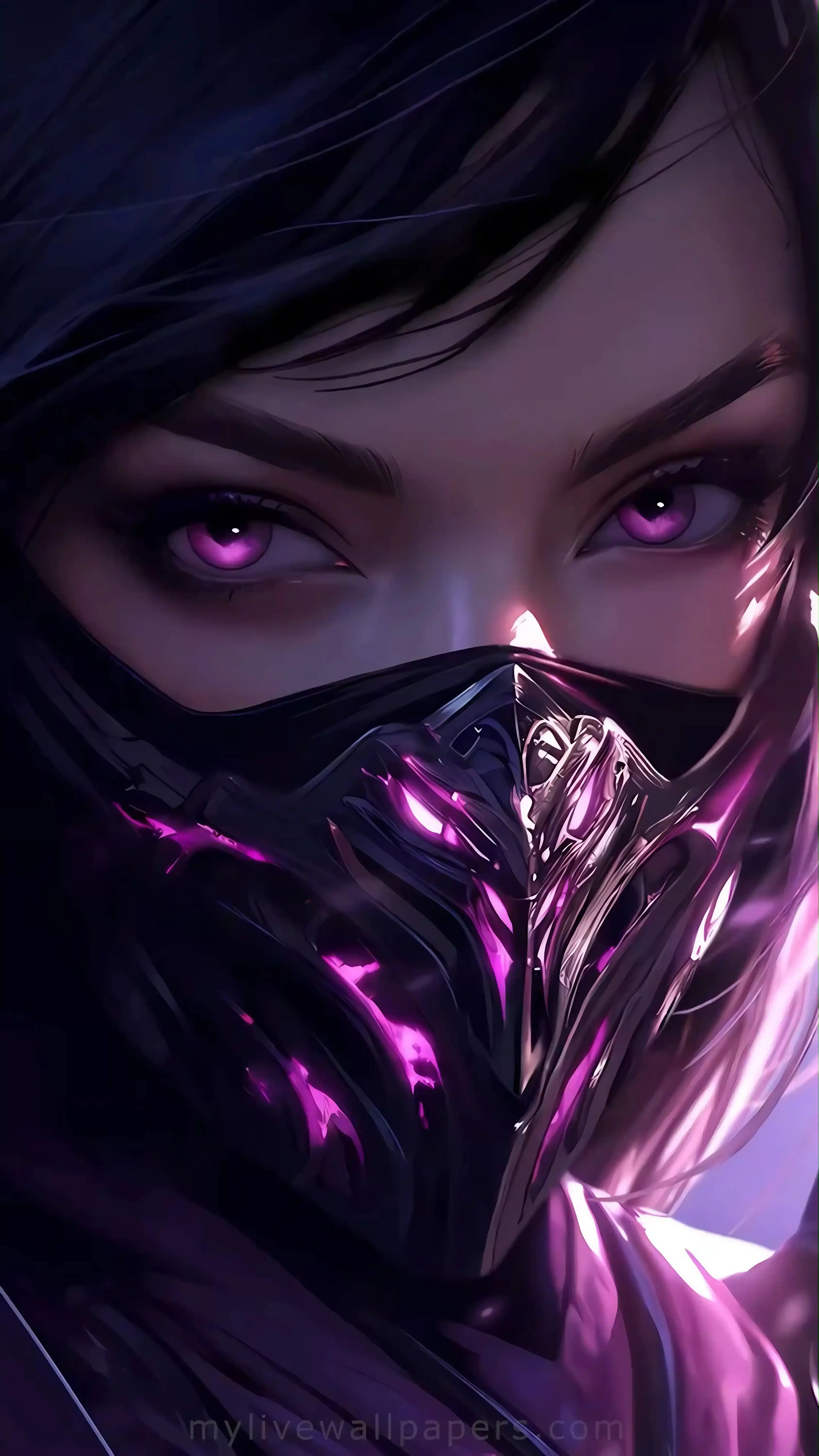 Warrior Princess Anime Girl with Katana - Action Anime Wallpaper