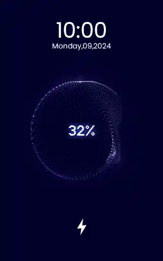 Fire & Ice Dual Energy Animation - Dynamic Color Charging Display