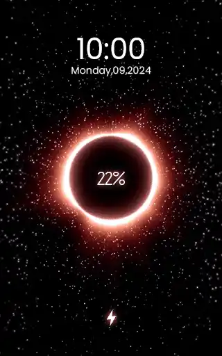 Pink Neon Circle Energy Ring - Aesthetic Charging Animation Wallpaper