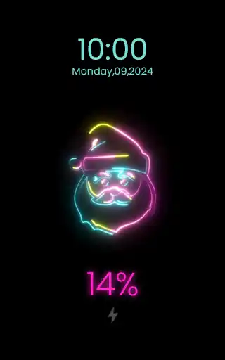Minimalist Crescent Moon - Elegant Charging Animation