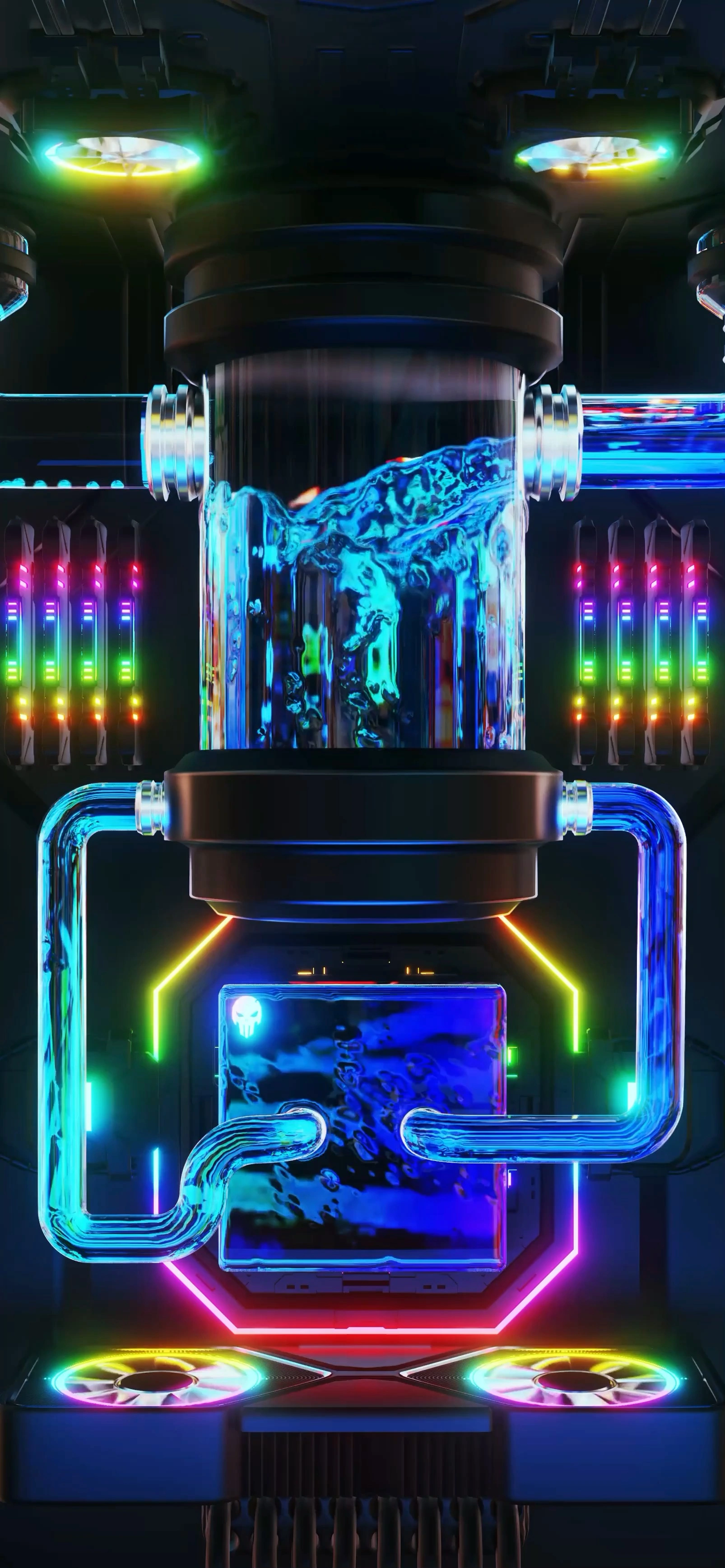 Advanced CPU Circuit Board Design - Tech Engineering Wallpaper