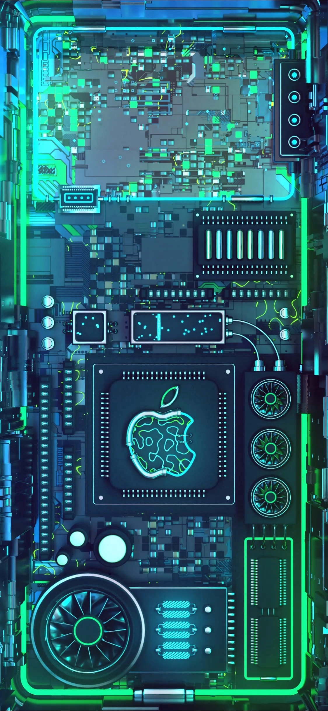 Advanced CPU Circuit Board Design - Tech Engineering Wallpaper