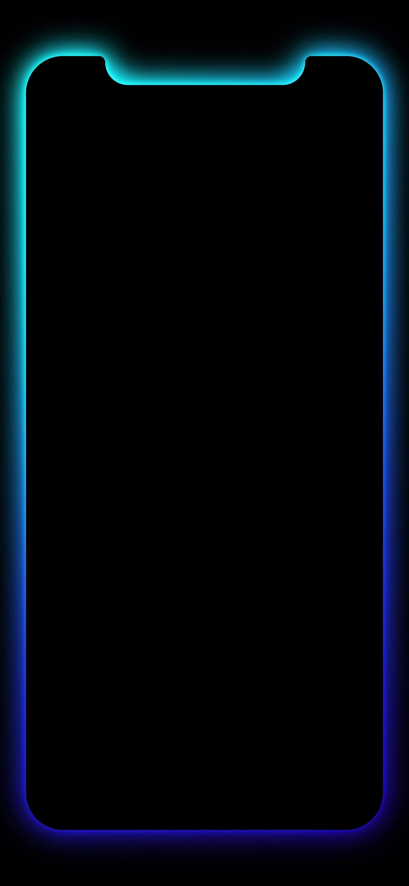 Neon Edge Light Effect - Modern Phone Border Animation