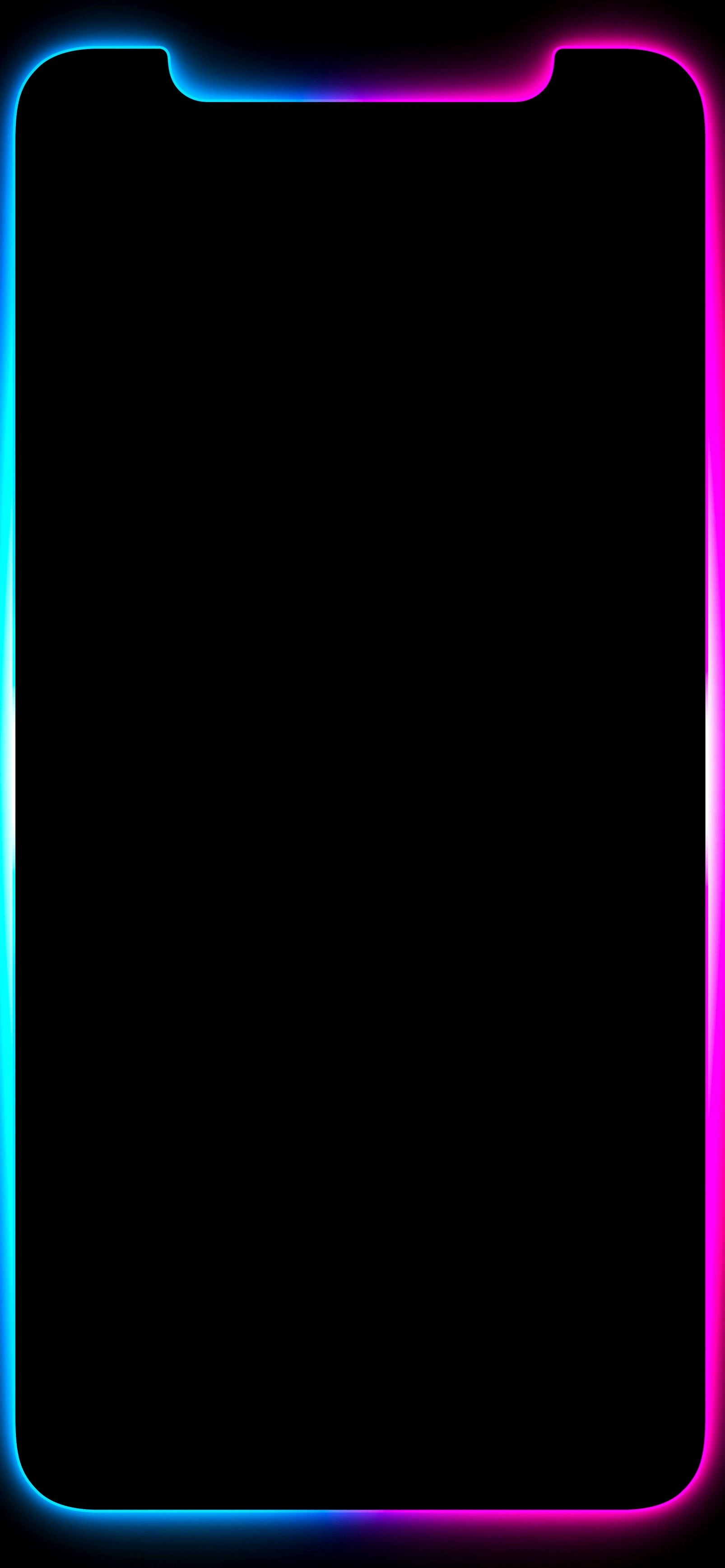 RGB Rainbow Edge Display - Dynamic Color Flow