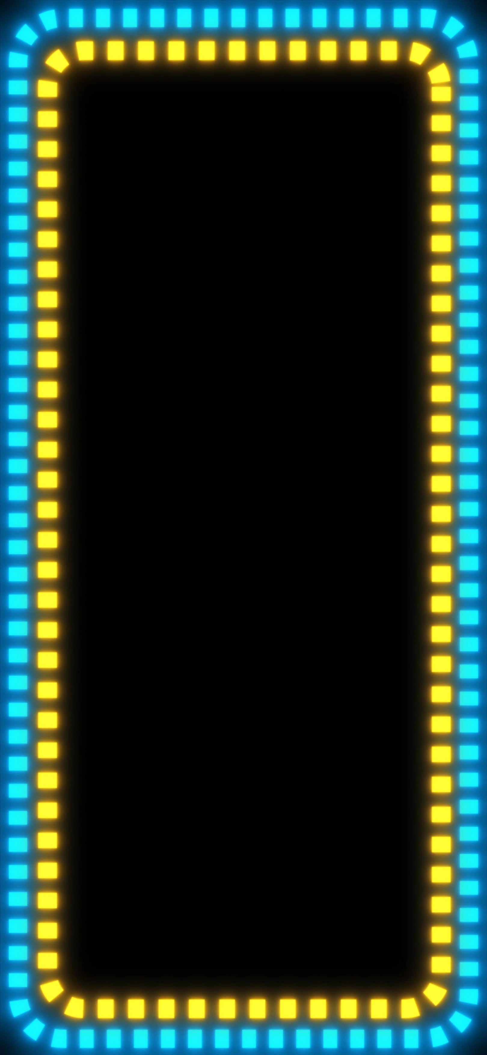 RGB Rainbow Edge Display - Dynamic Color Flow