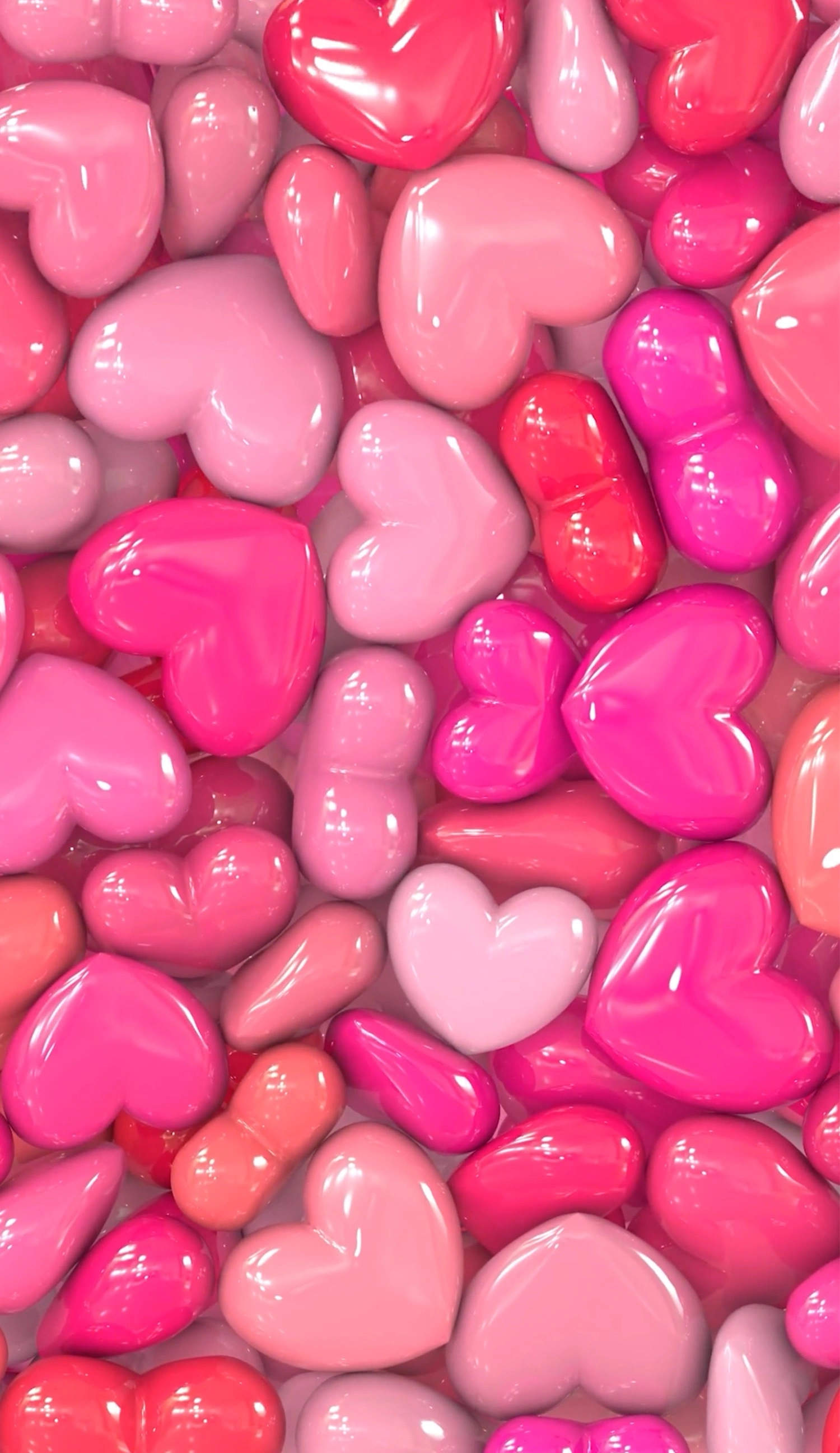Floating Love Hearts Pattern - Valentine's Day Special