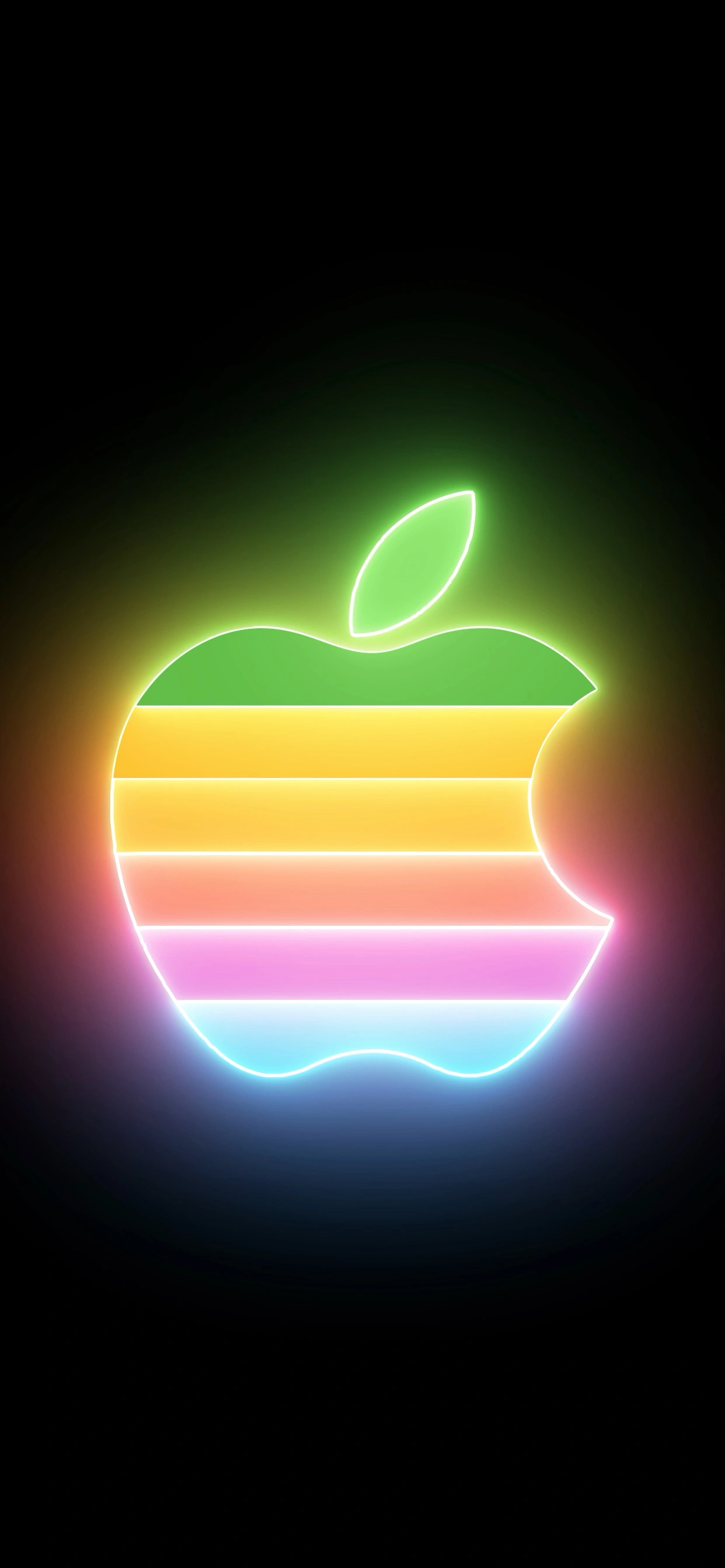 Classic Apple Logo Minimalist Design - Premium Tech Wallpaper