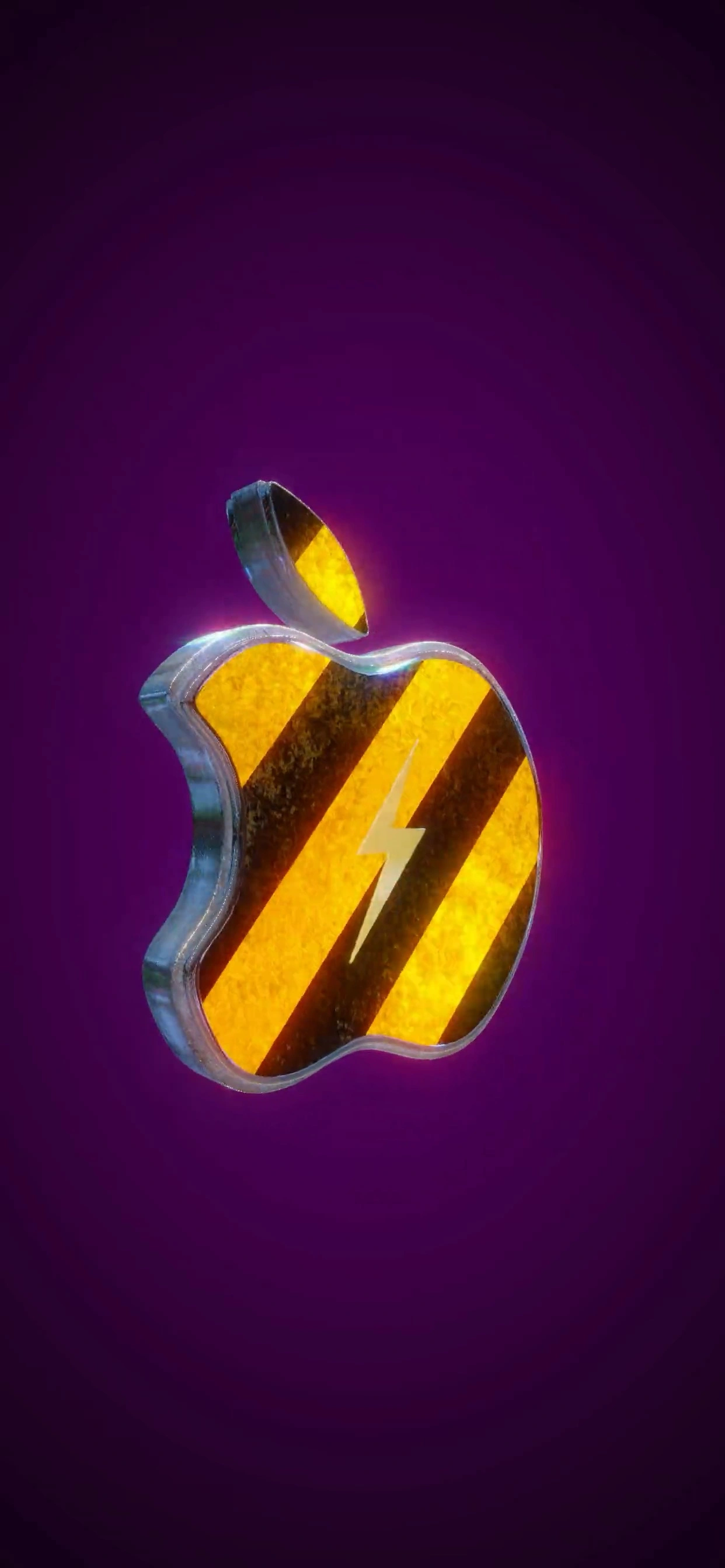 Classic Apple Logo Minimalist Design - Premium Tech Wallpaper