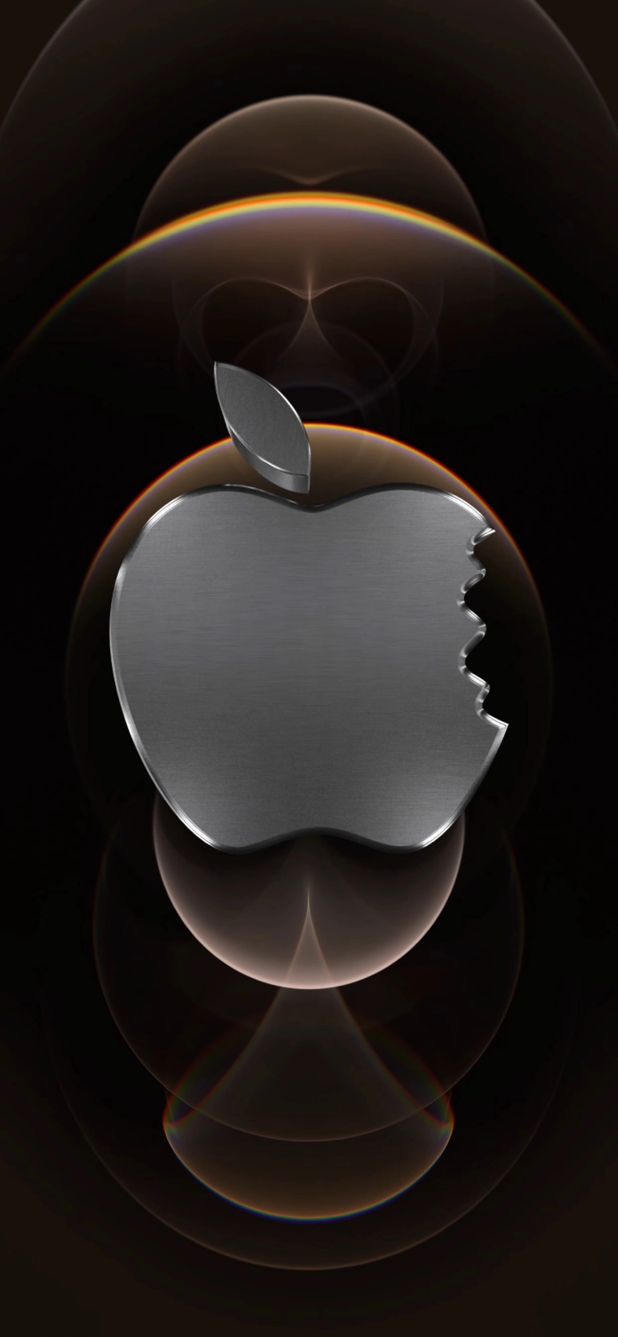 Classic Apple Logo Minimalist Design - Premium Tech Wallpaper