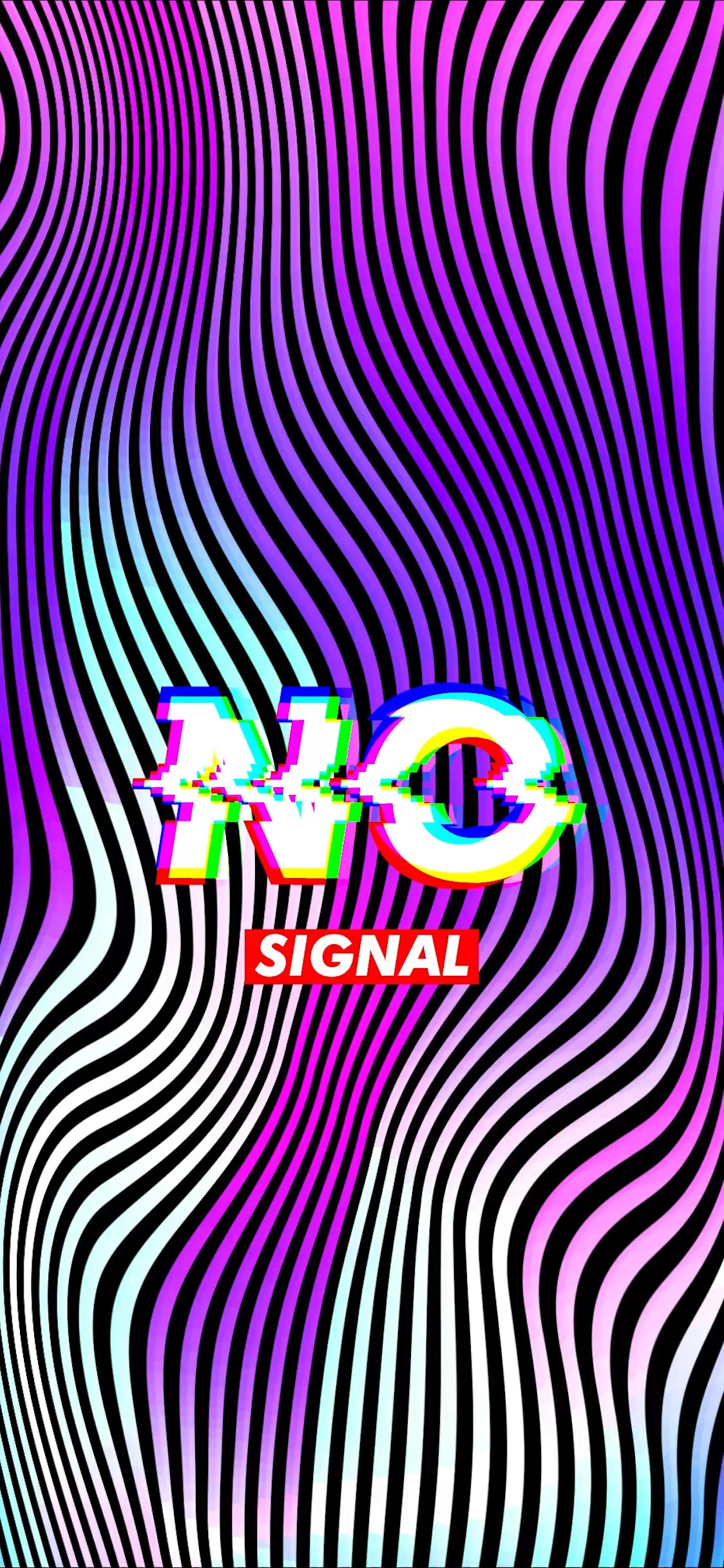TV Static No Signal Screen - Retro Television Error