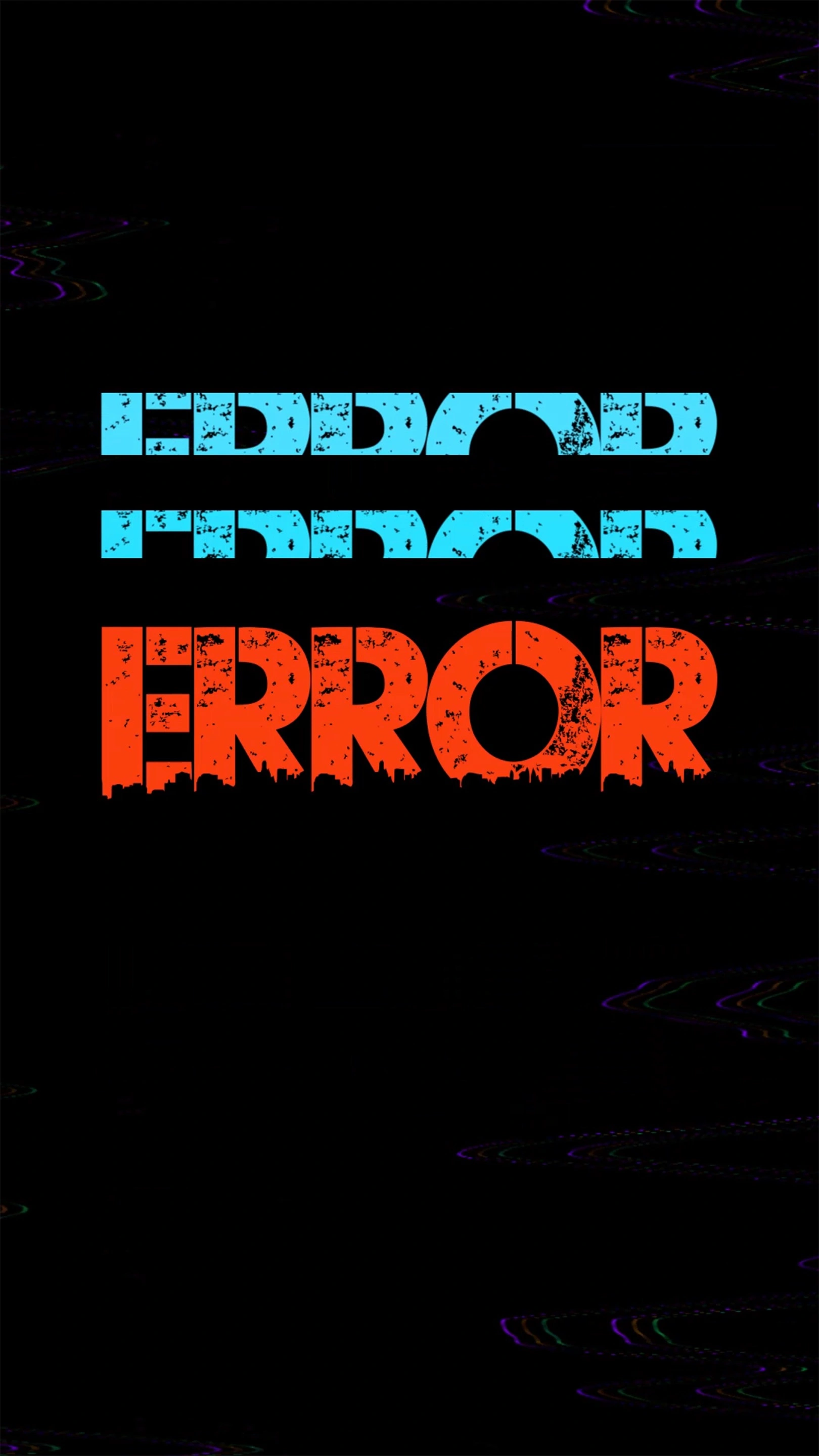 Digital Glitch System Error - Tech Malfunction Display