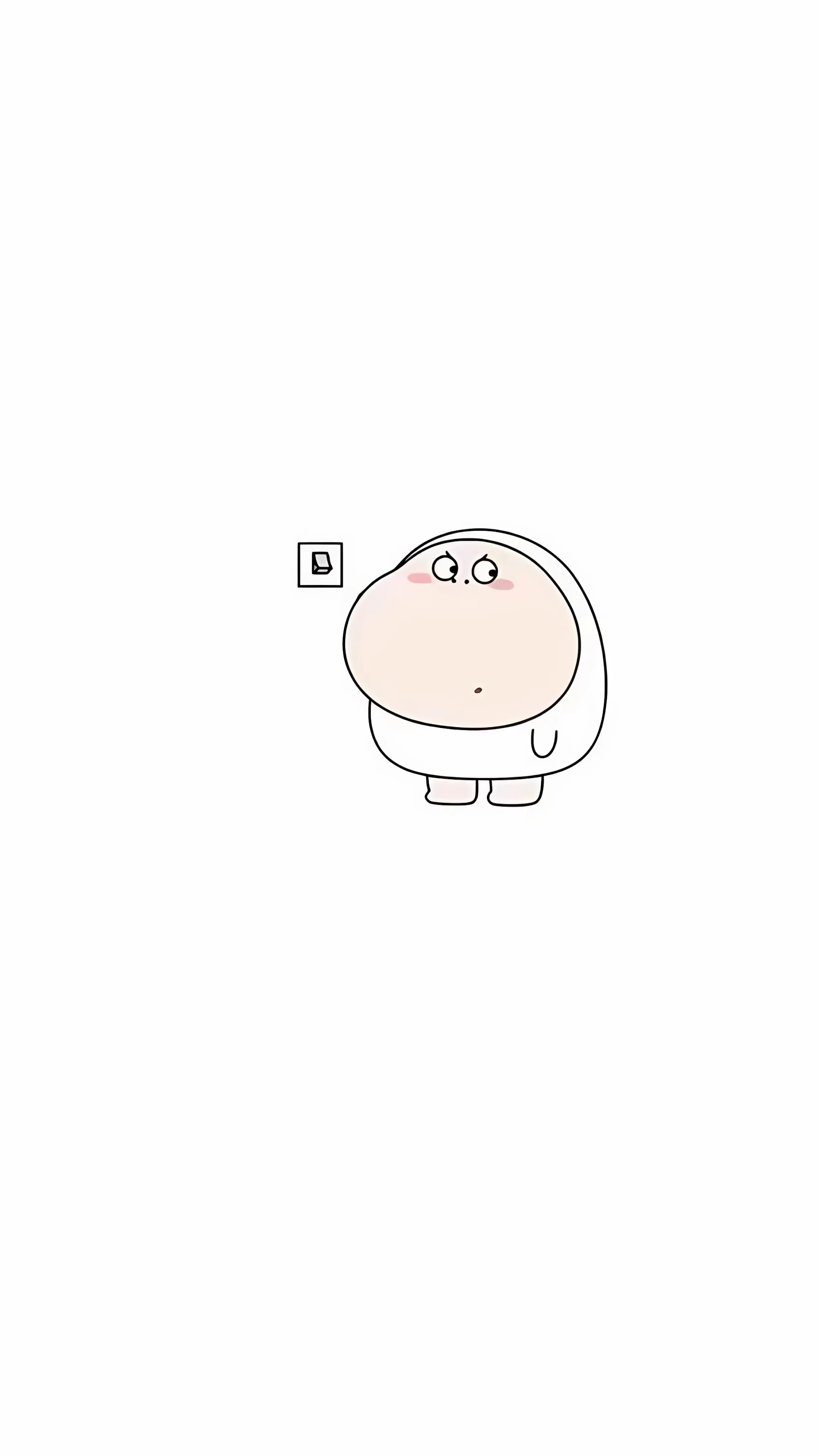 Animated Cute Kawaii Animal Character - Adorable Cartoon Wallpaper