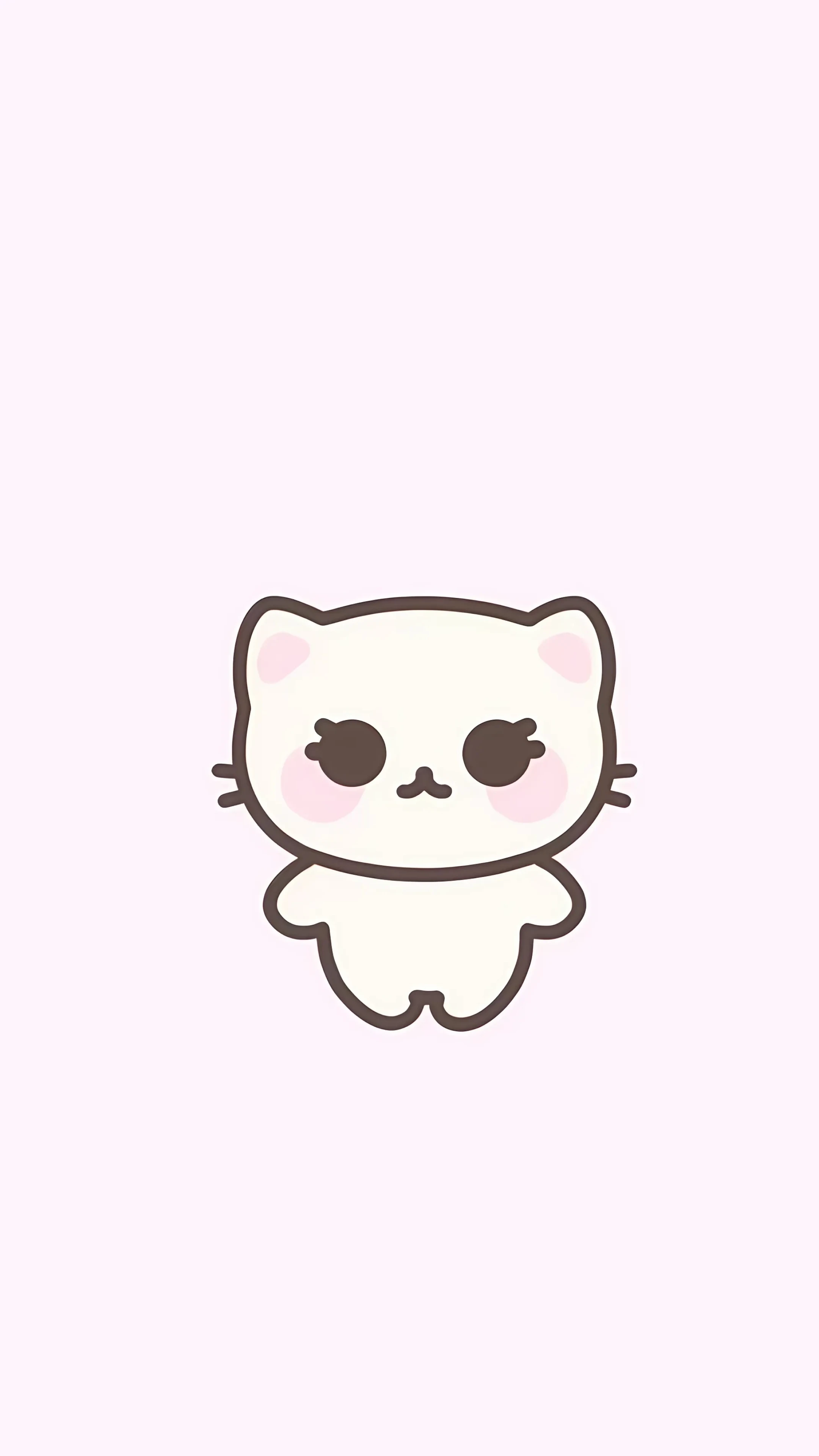 Animated Cute Kawaii Animal Character - Adorable Cartoon Wallpaper