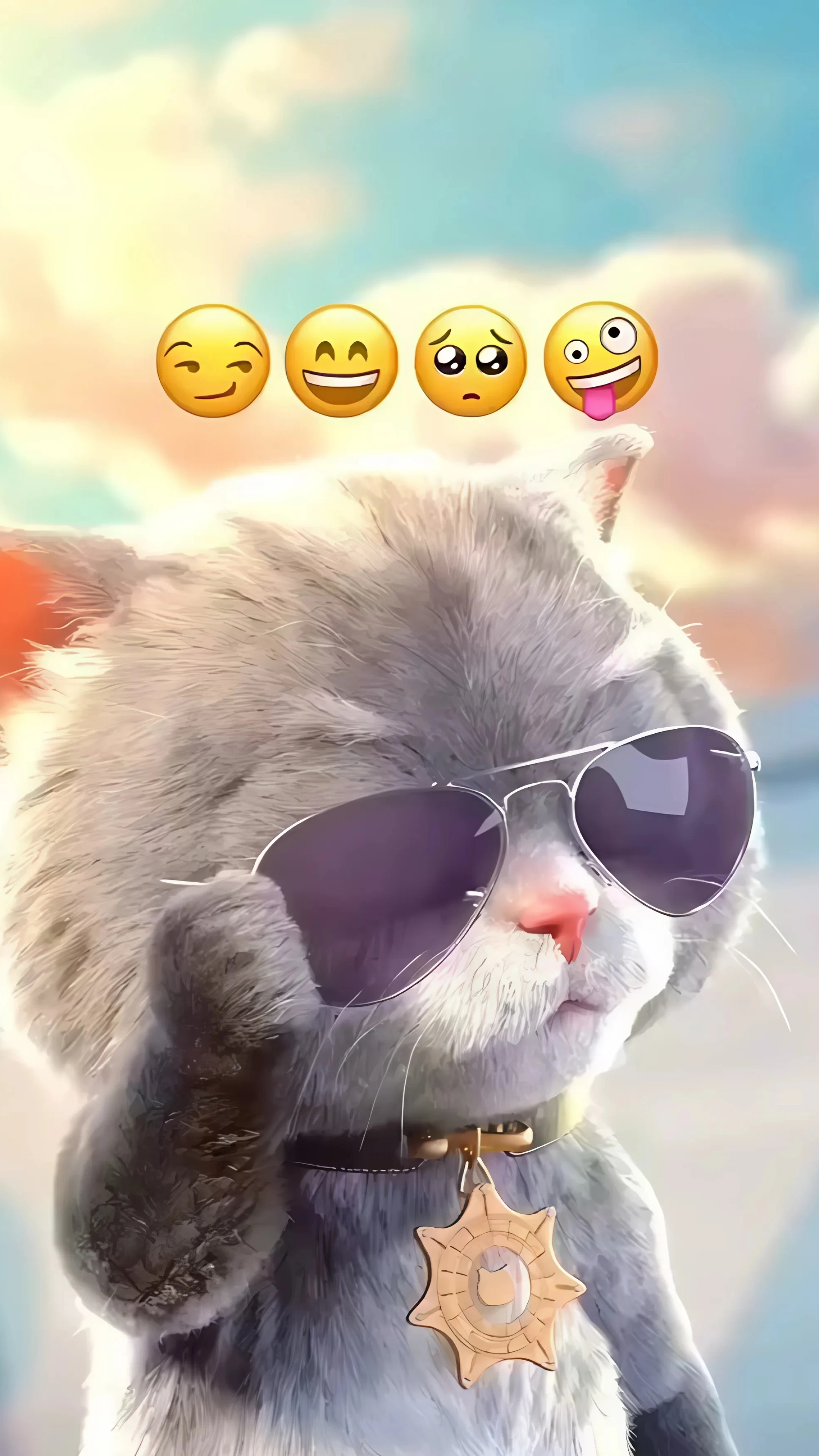 Cool Cat Dance Live Wallpaper - Emoji Style
