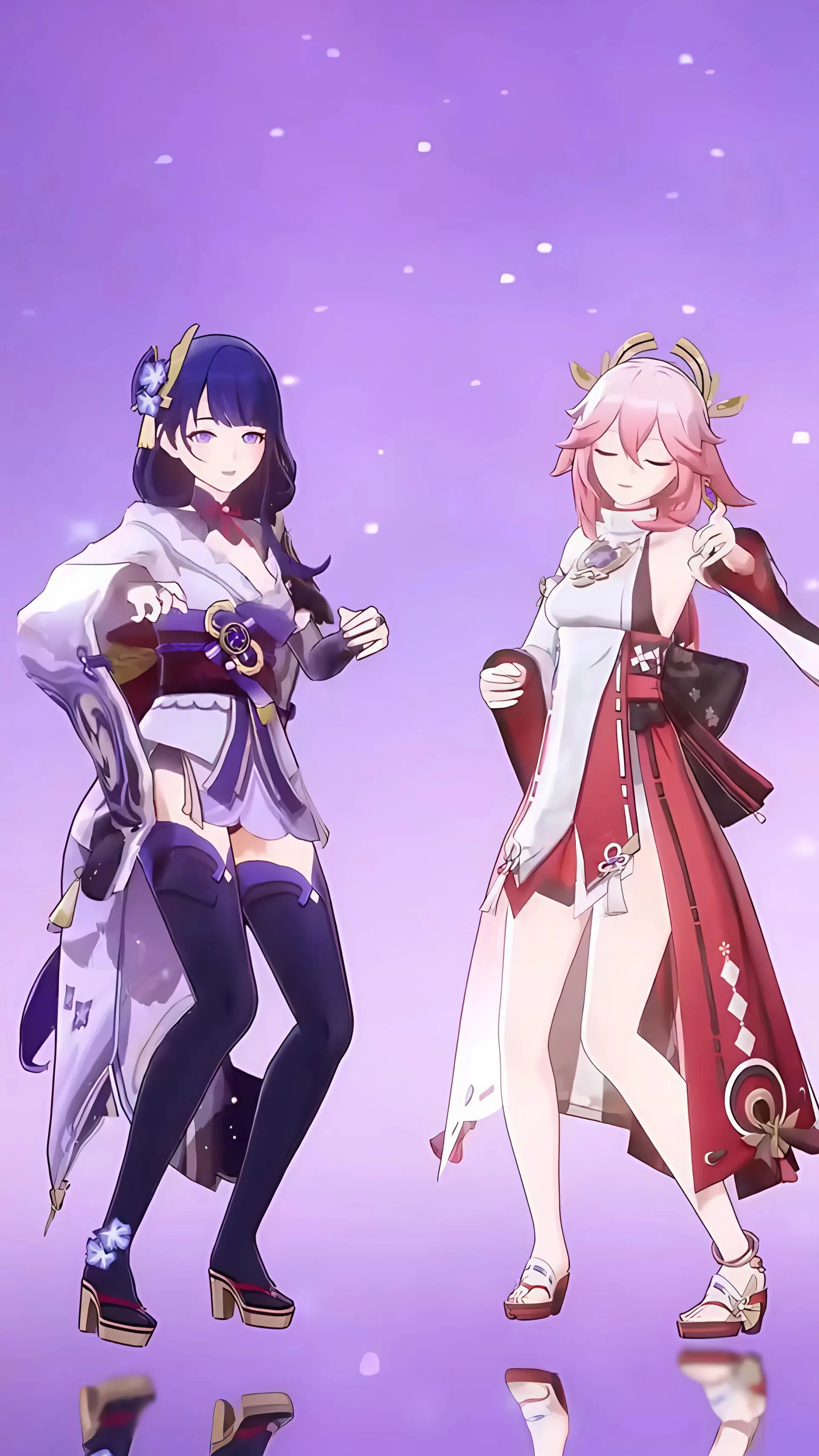 Genshin Impact Dance Live Wallpaper - Raiden & Yae