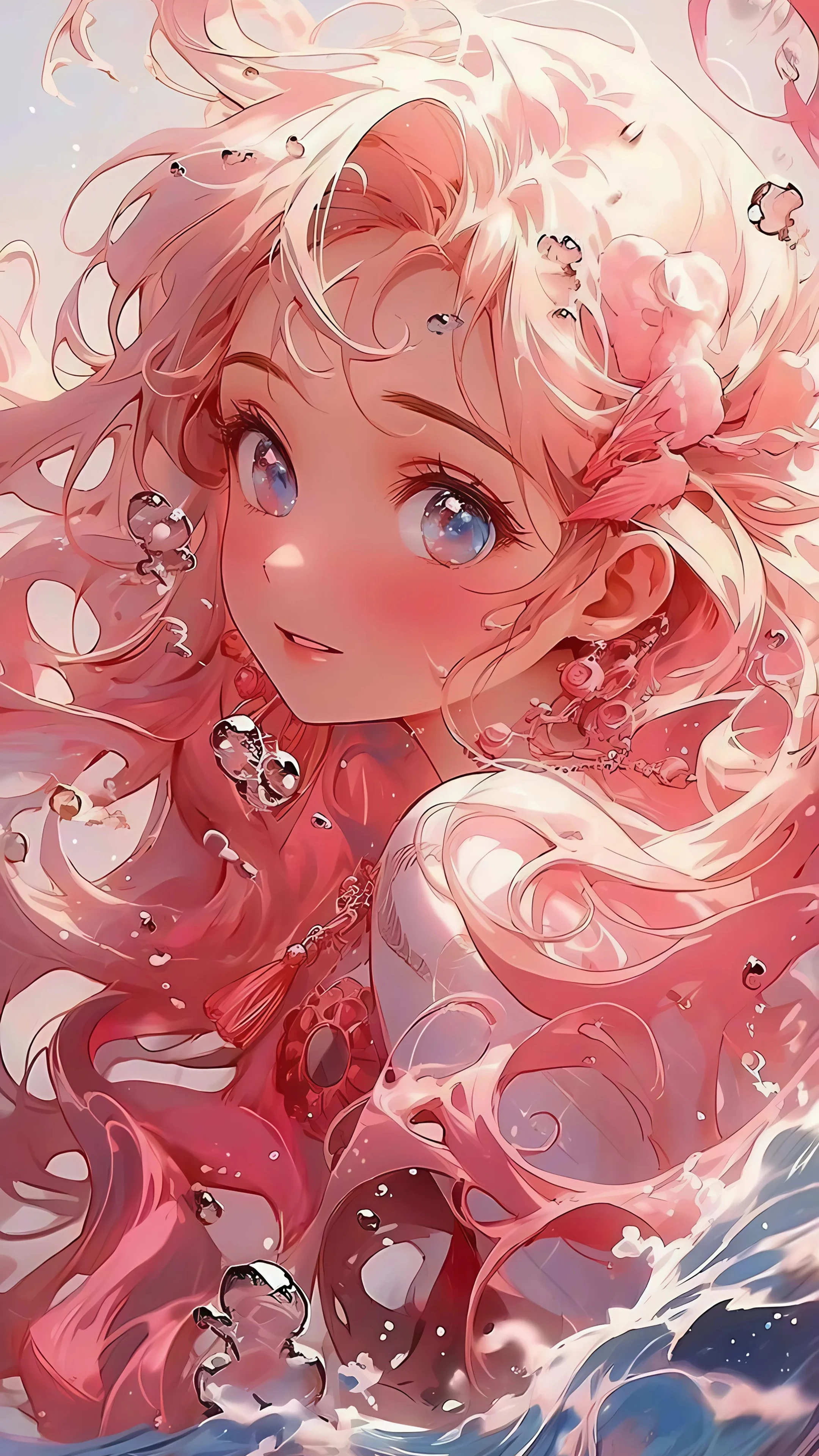 Dreamy Mermaid Girl